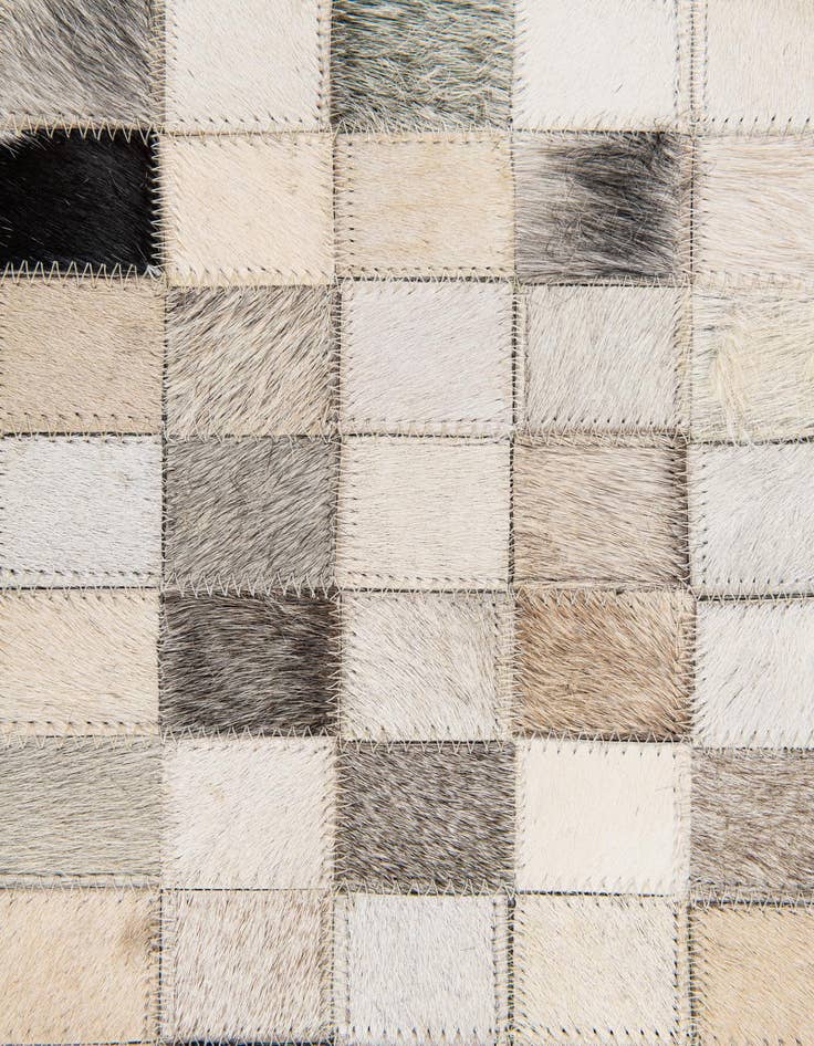 Detail image of  8' 1 x 9' 11 Cowhide Stocks Rug