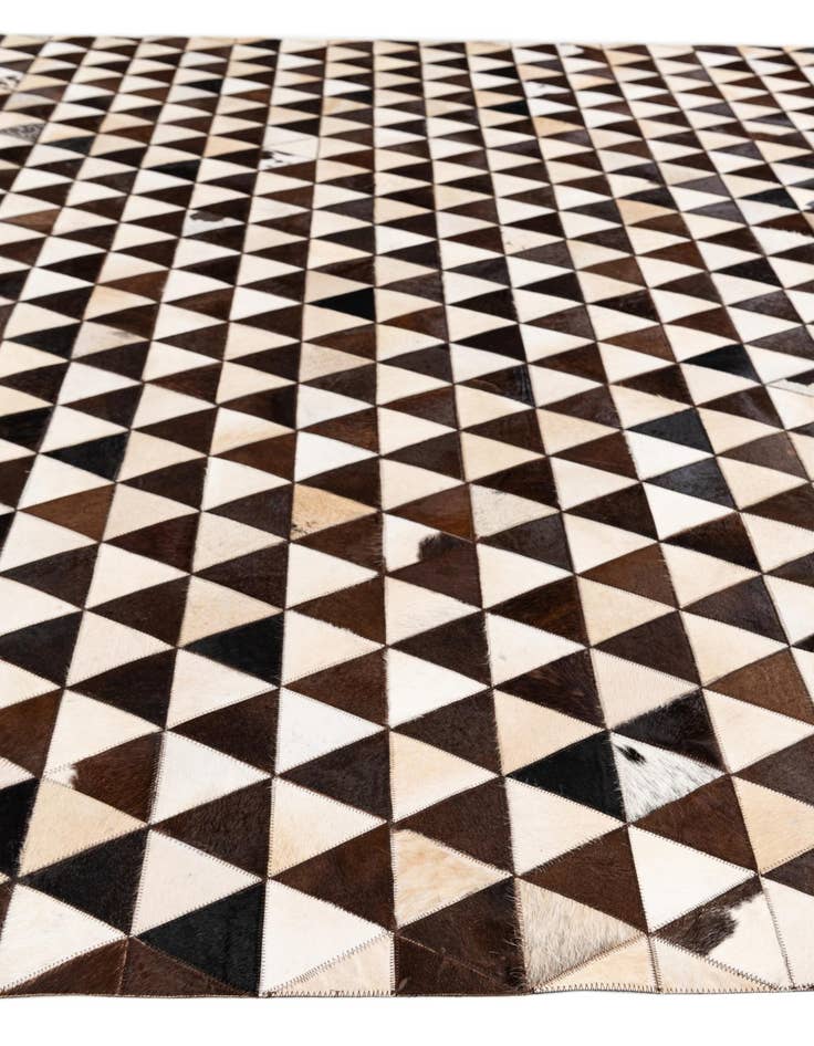 Detail image of  8' 1 x 10' Cowhide Stocks Rug