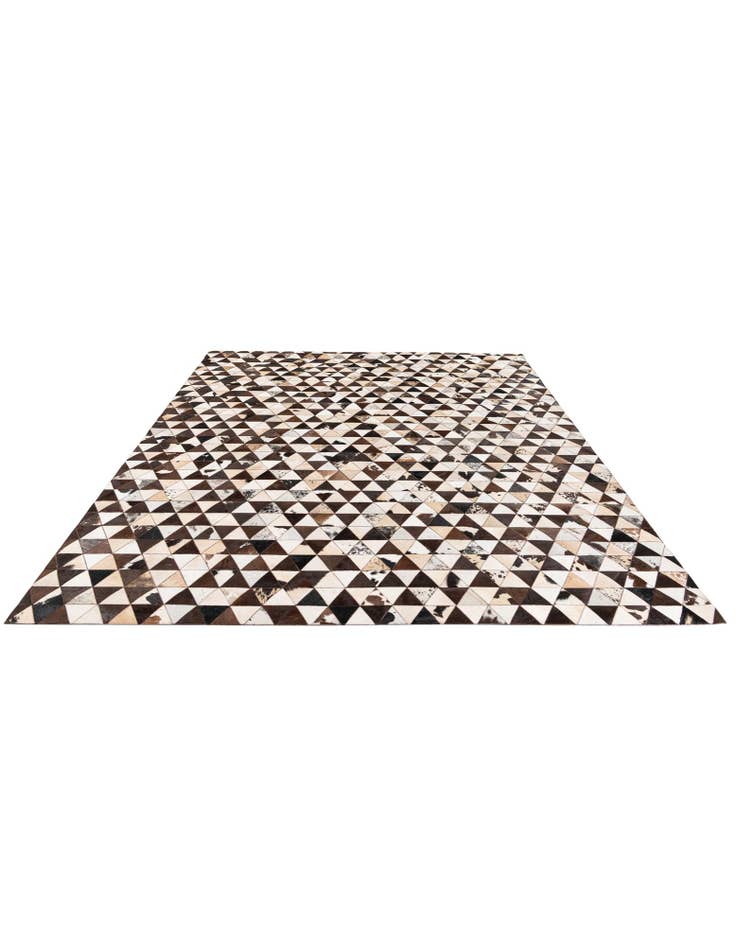 Detail image of  8' 1 x 10' 2 Cowhide Stocks Rug