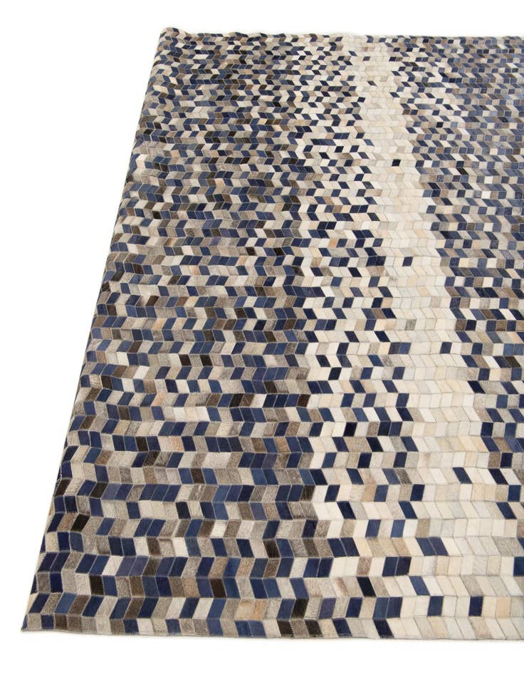 Detail image of  8' 1 x 9' 10 Cowhide Stocks Rug