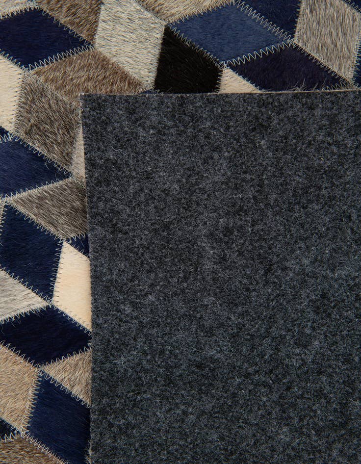 Detail image of  8' 1 x 9' 10 Cowhide Stocks Rug