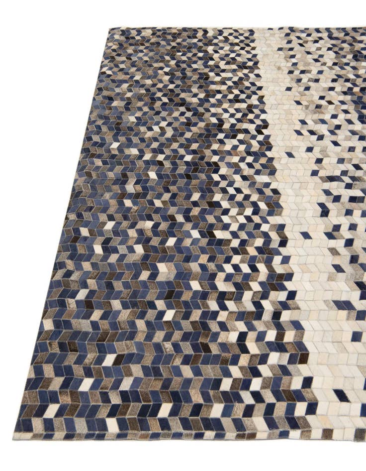 Detail image of  8' x 9' 11 Cowhide Stocks Rug