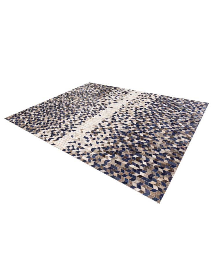 Detail image of  8' 1 x 10' Cowhide Stocks Rug