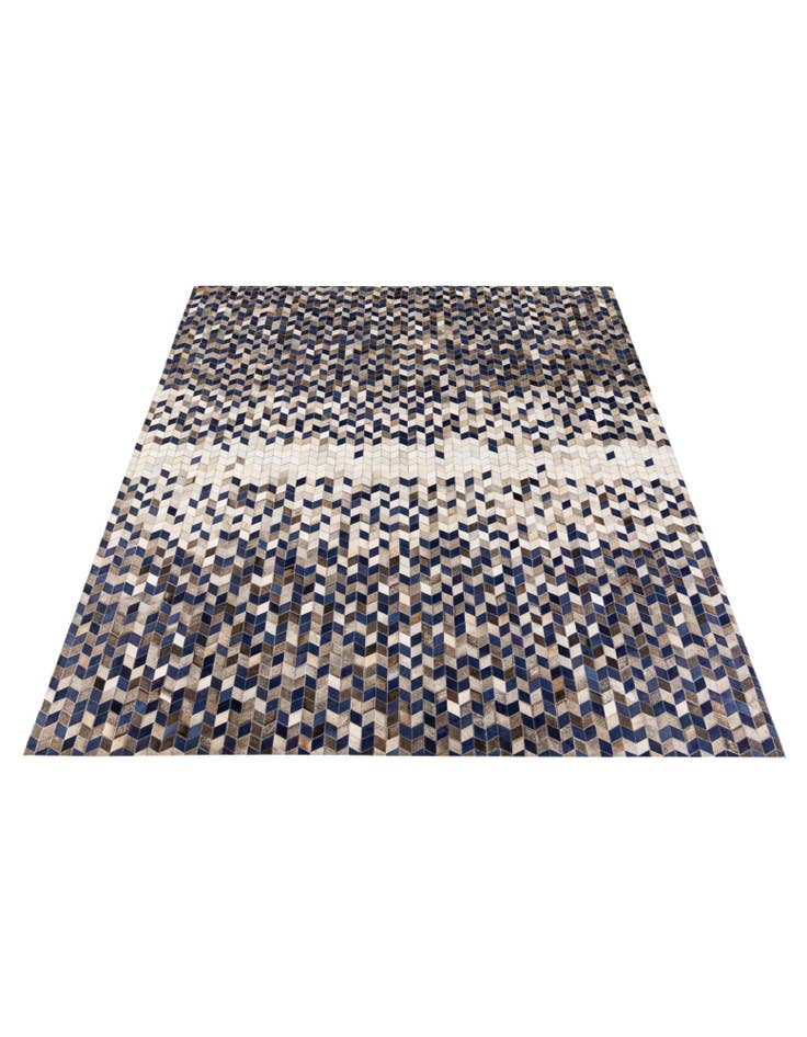 Detail image of  8' 1 x 10' Cowhide Stocks Rug