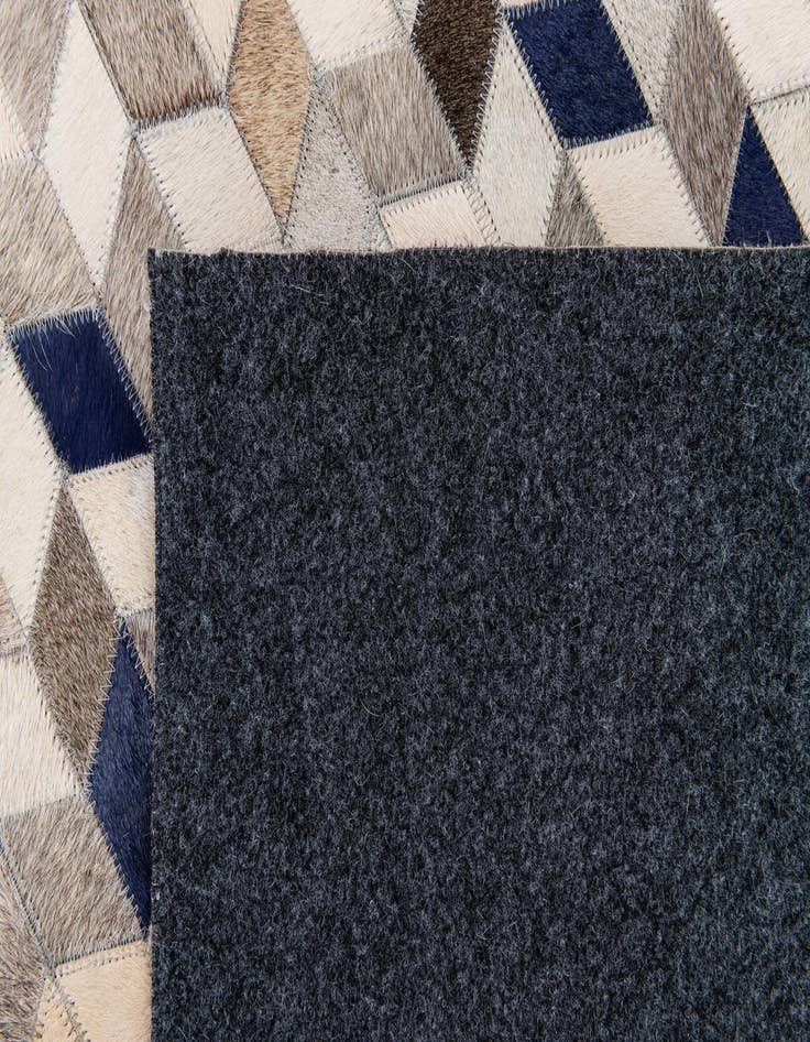 Detail image of  8' 1 x 10' Cowhide Stocks Rug