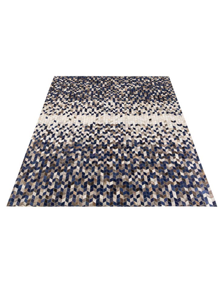 Detail image of  8' x 10' Cowhide Stocks Rug