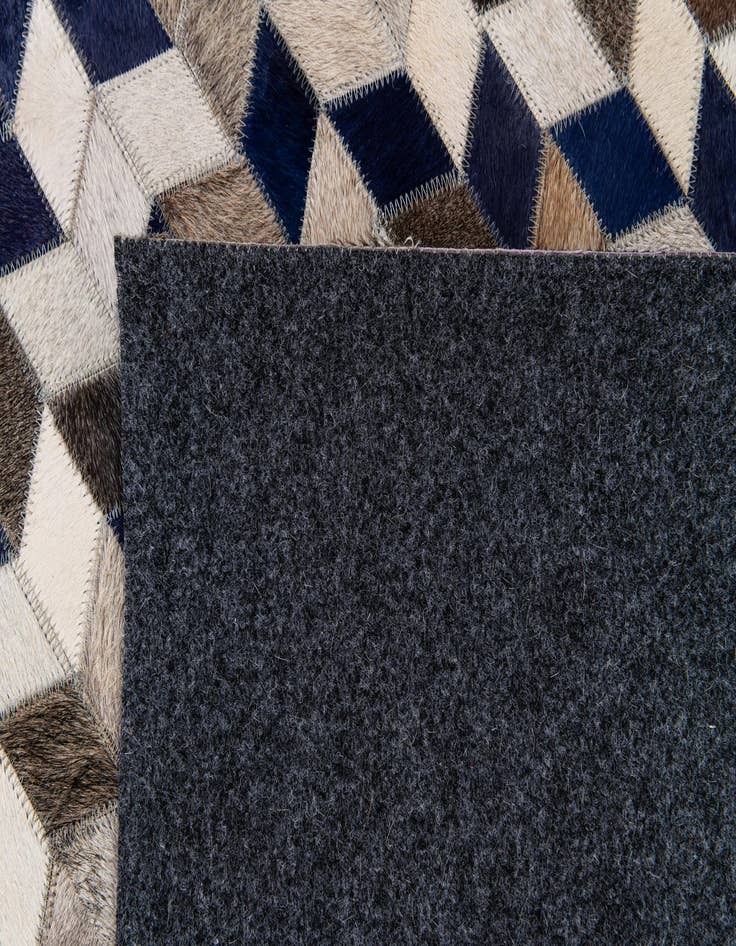 Detail image of  8' x 10' Cowhide Stocks Rug