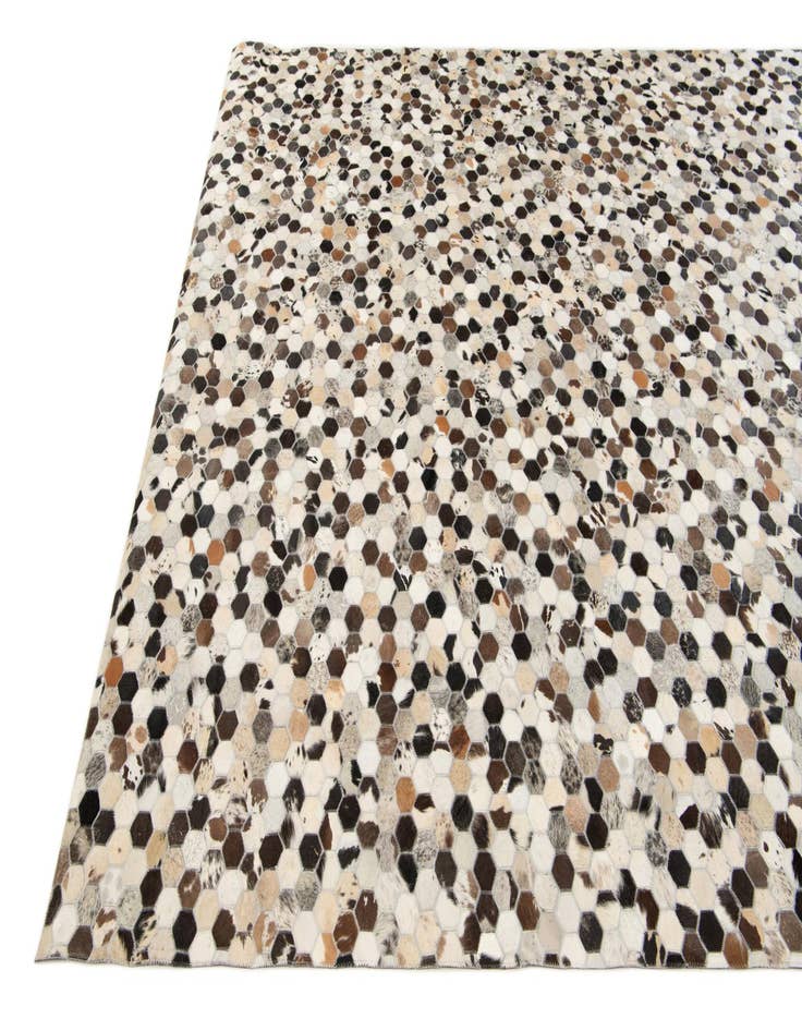 Detail image of  8' x 9' 10 Cowhide Stocks Rug