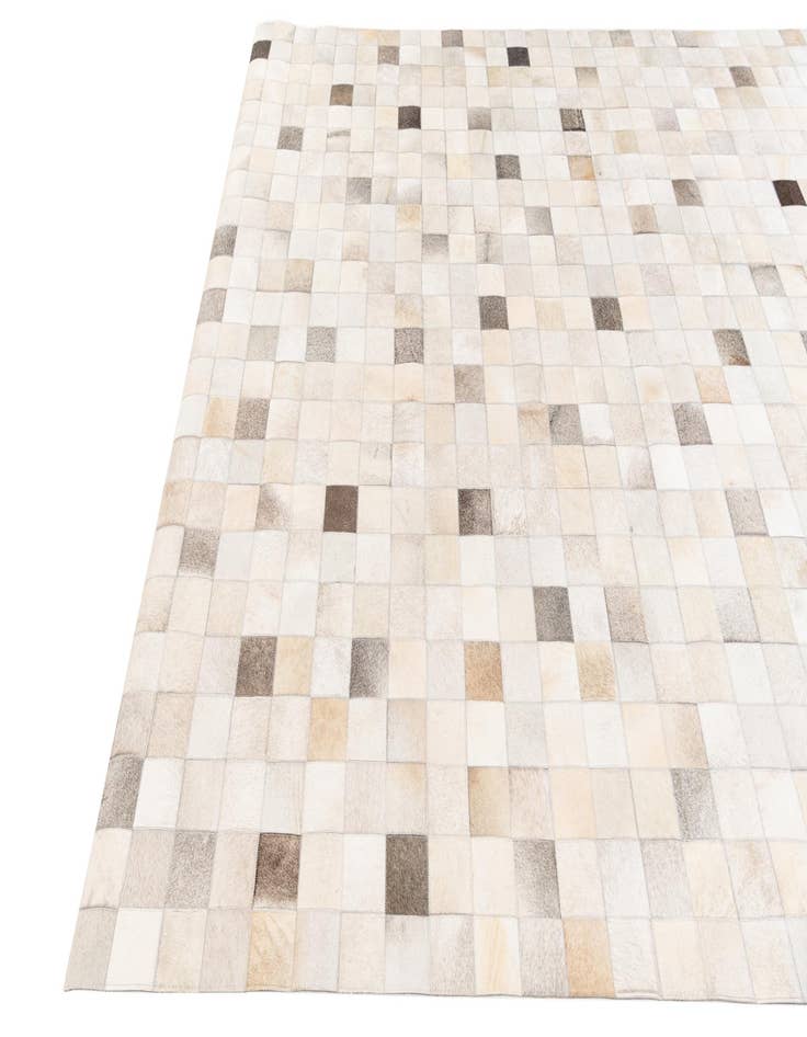 Detail image of  8' x 9' 10 Cowhide Stocks Rug