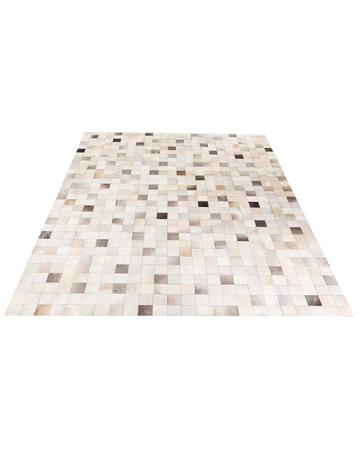 Detail image of  8' x 9' 11 Cowhide Stocks Rug