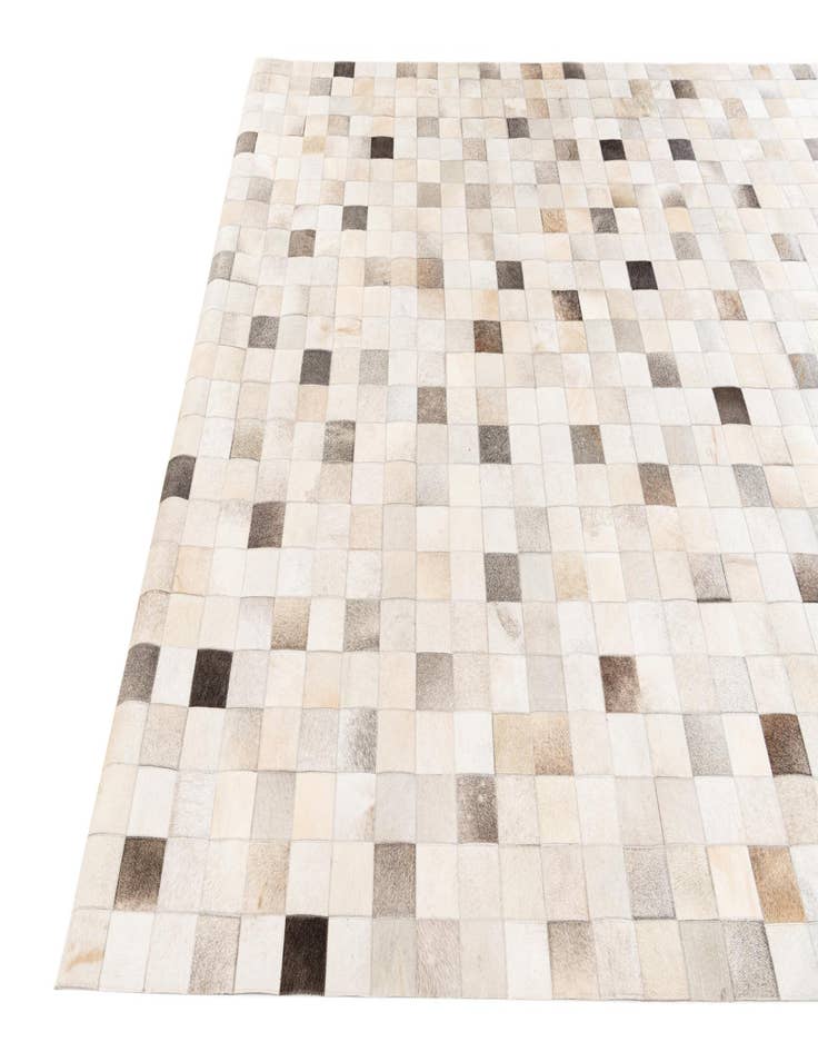 Detail image of  8' x 9' 11 Cowhide Stocks Rug