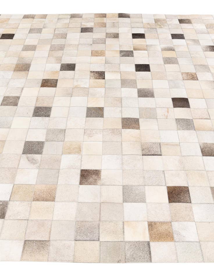 Detail image of  8' x 9' 11 Cowhide Stocks Rug