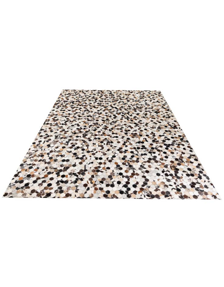 Detail image of  8' x 9' 11 Cowhide Stocks Rug