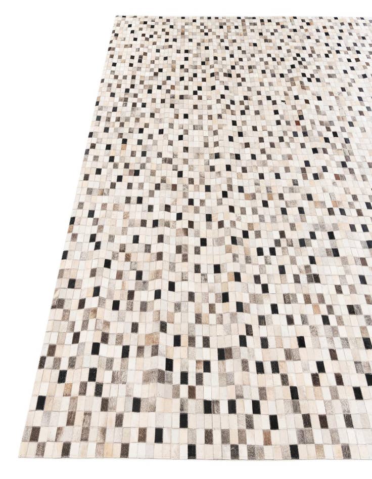 Detail image of  8' x 10' Cowhide Stocks Rug