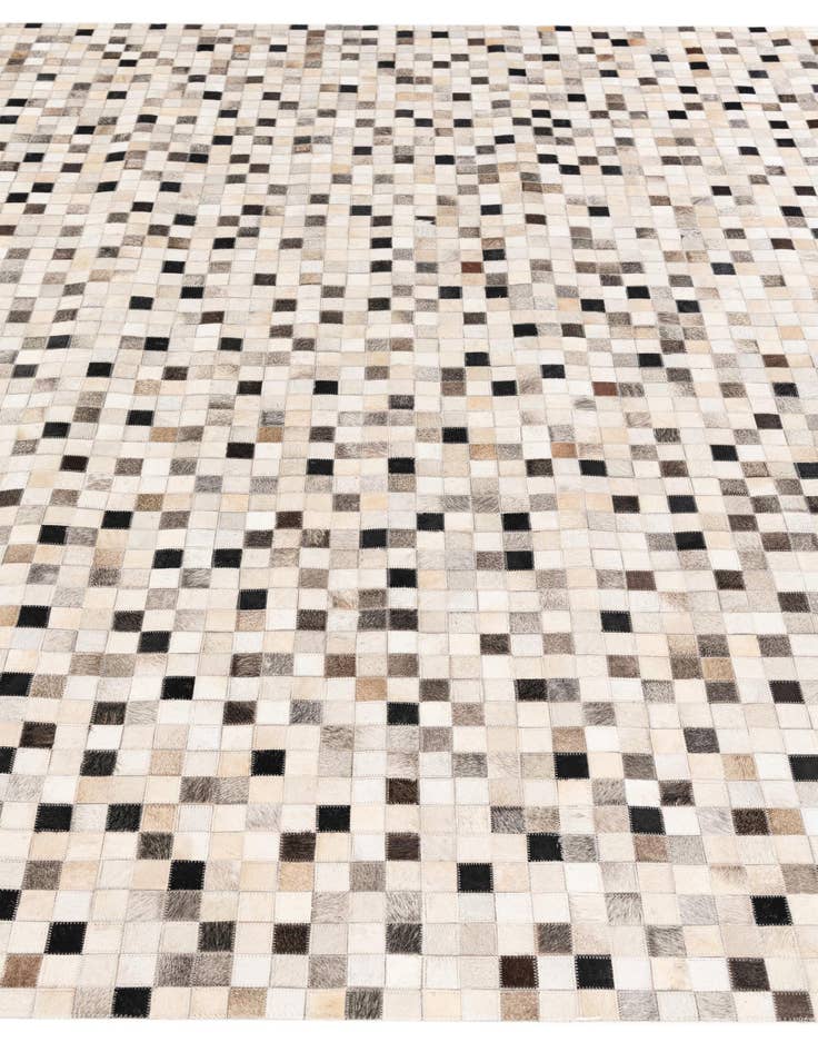 Detail image of  8' x 10' Cowhide Stocks Rug