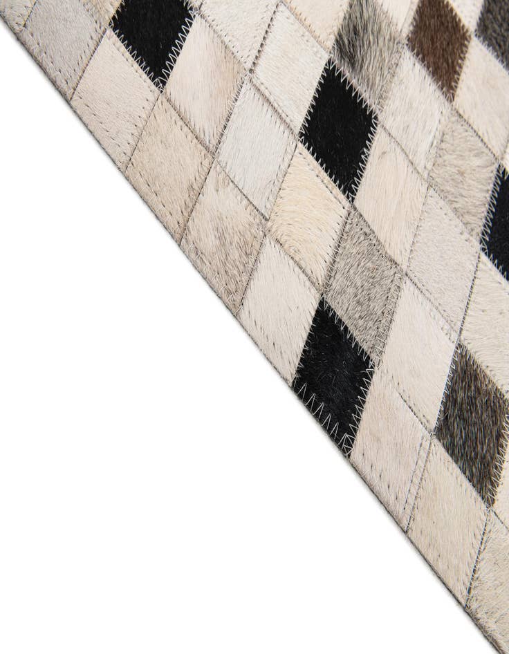 Detail image of  8' x 10' Cowhide Stocks Rug