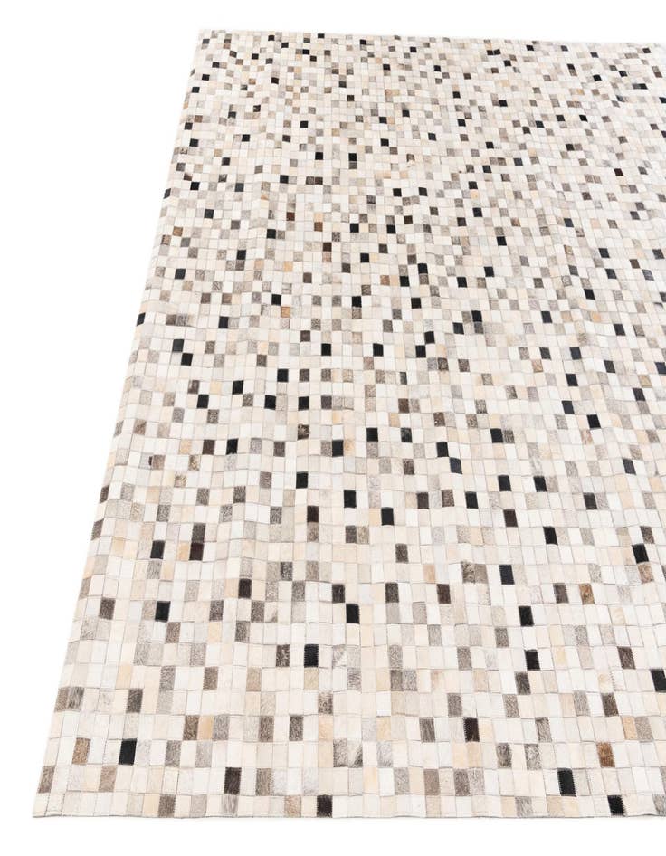 Detail image of  8' x 9' 10 Cowhide Stocks Rug