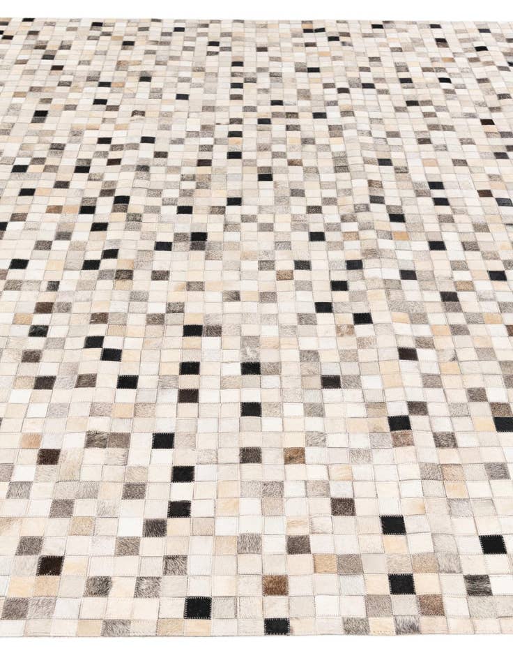 Detail image of  8' x 9' 10 Cowhide Stocks Rug