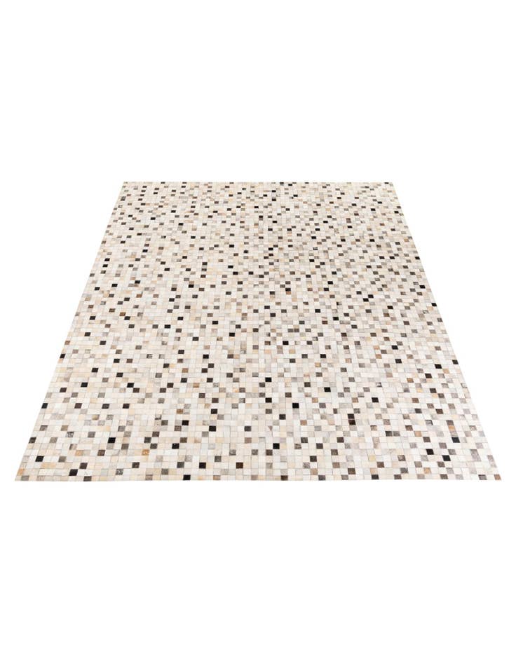 Detail image of  8' x 9' 10 Cowhide Stocks Rug