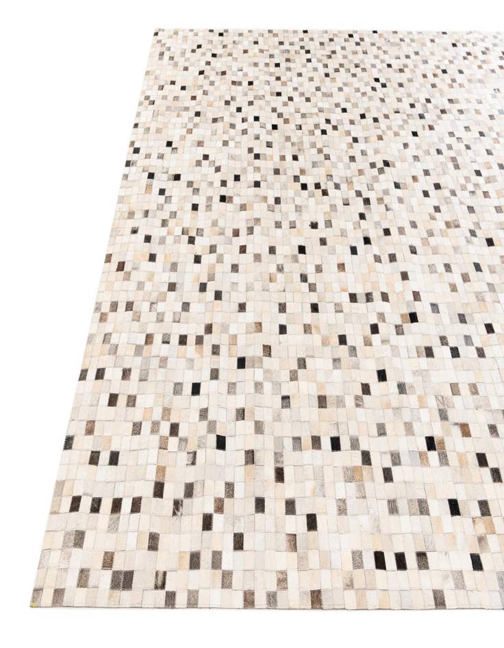 Detail image of  8' x 9' 10 Cowhide Stocks Rug