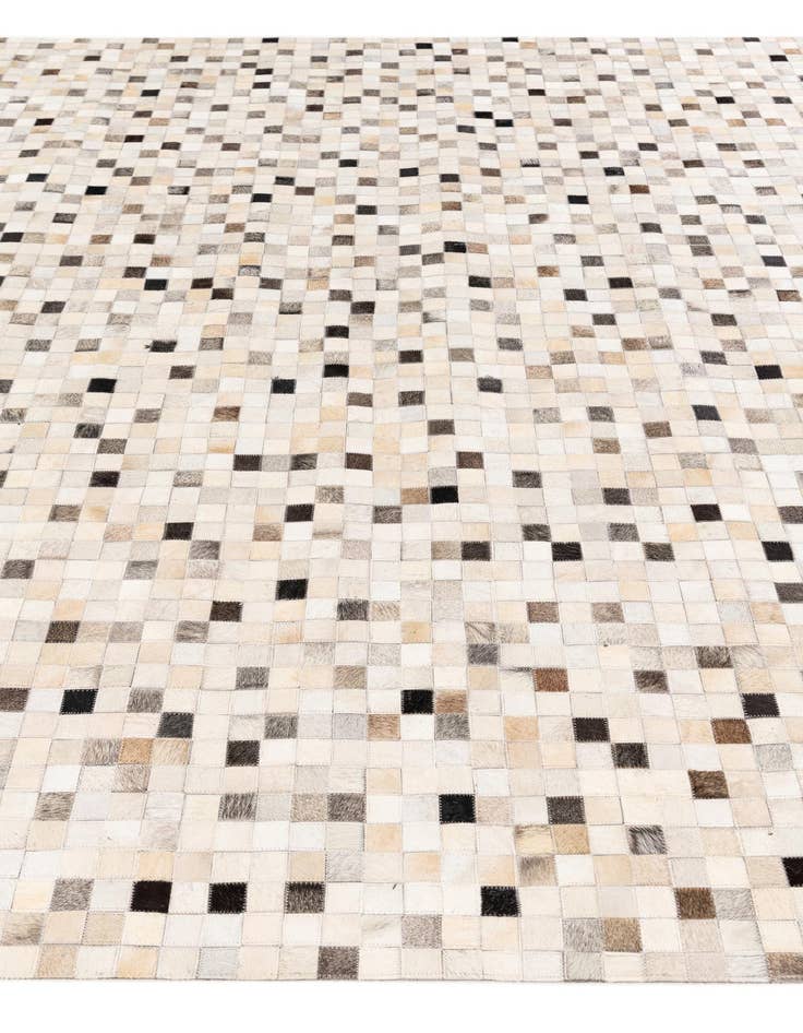 Detail image of  8' x 9' 10 Cowhide Stocks Rug