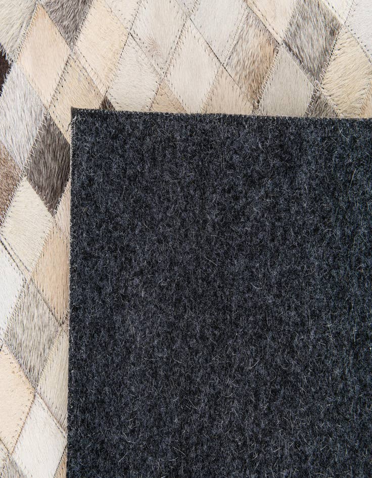 Detail image of  8' 1 x 9' 11 Cowhide Stocks Rug
