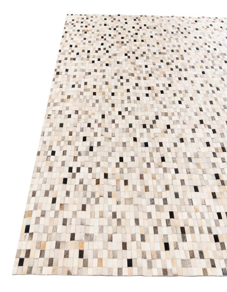 Detail image of  8' x 9' 10 Cowhide Stocks Rug