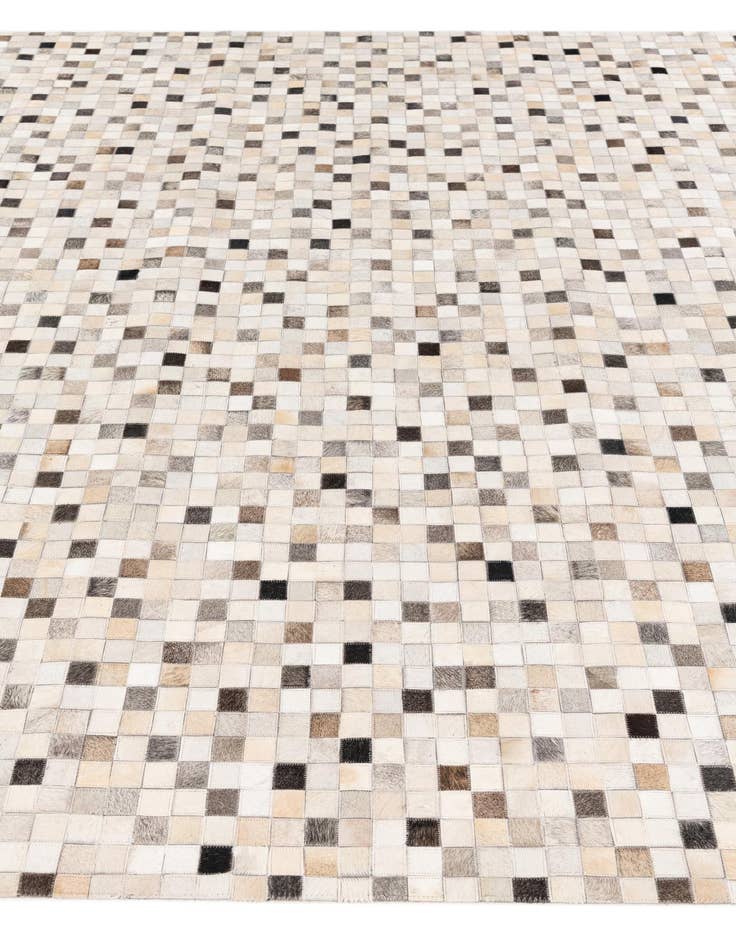 Detail image of  8' 1 x 10' Cowhide Stocks Rug