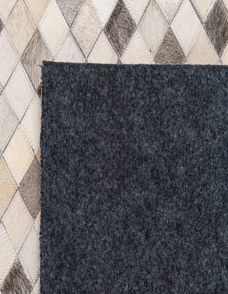 Detail image of  8' 1 x 10' Cowhide Stocks Rug