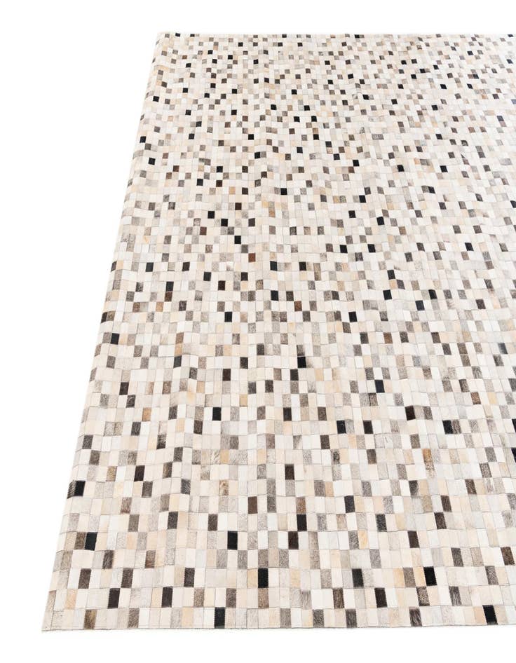 Detail image of  8' x 9' 11 Cowhide Stocks Rug