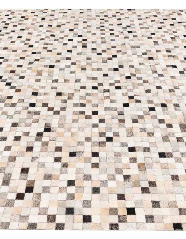 Detail image of  8' x 9' 11 Cowhide Stocks Rug