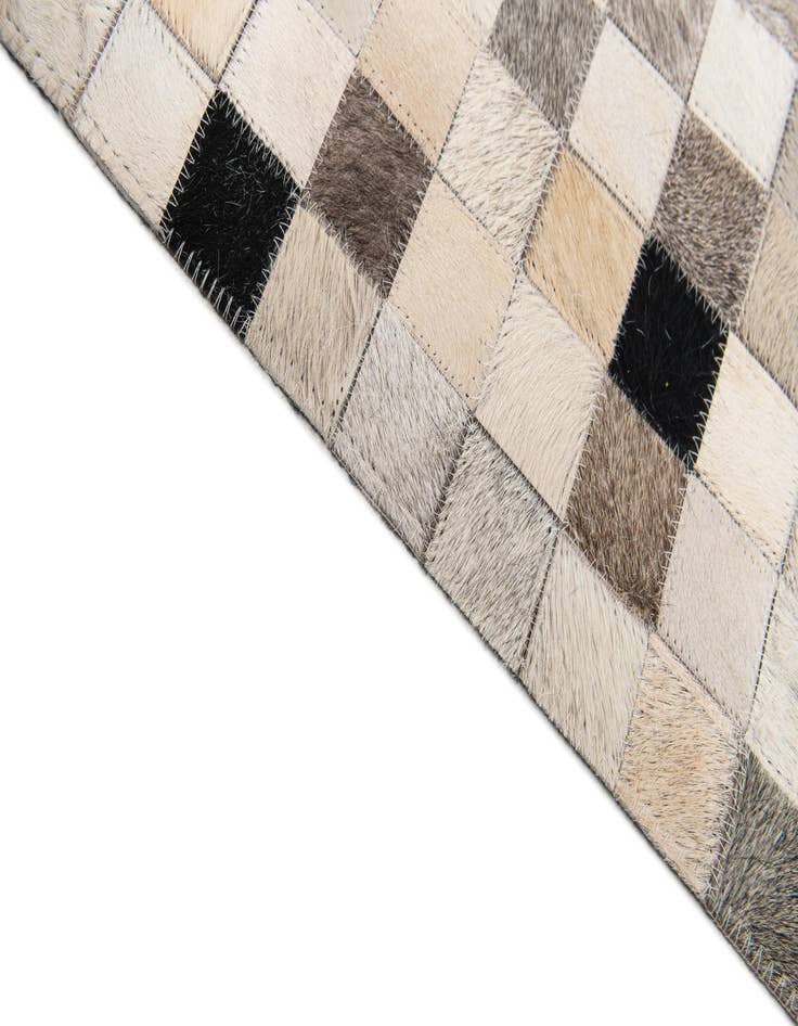 Detail image of  8' x 9' 11 Cowhide Stocks Rug