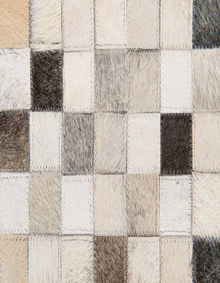 Detail image of  8' x 9' 11 Cowhide Stocks Rug