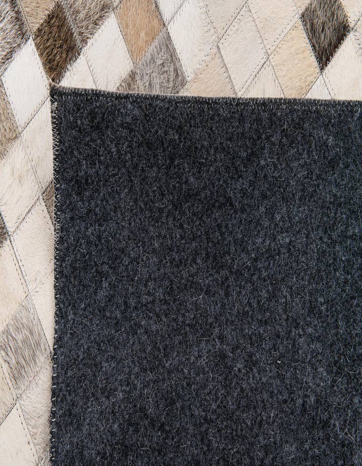 Detail image of  8' x 9' 11 Cowhide Stocks Rug
