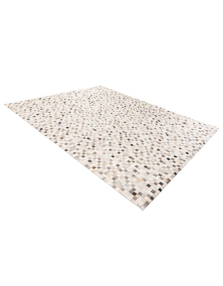 Detail image of  7' 11 x 9' 11 Cowhide Stocks Rug