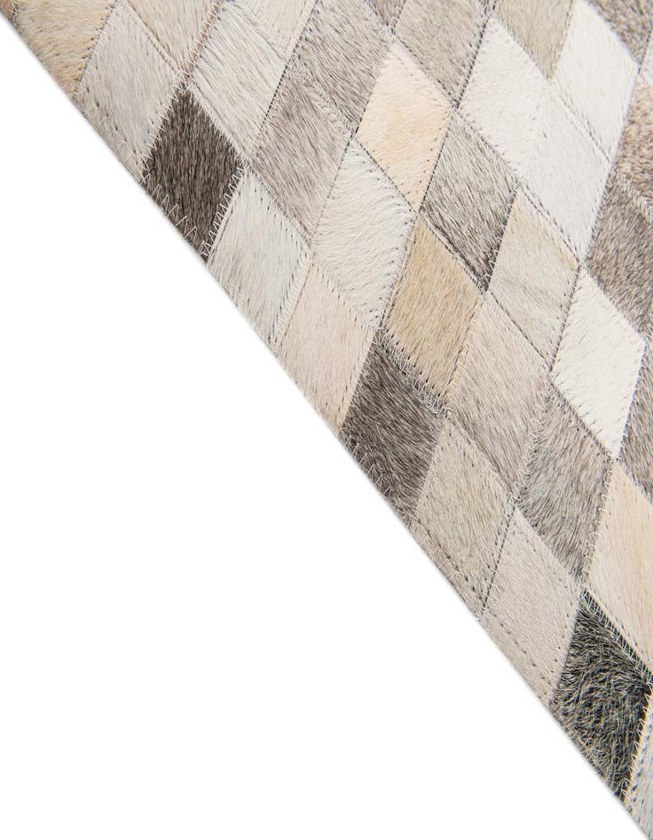 Detail image of  7' 11 x 9' 11 Cowhide Stocks Rug