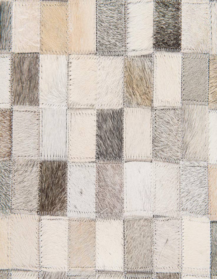 Detail image of  7' 11 x 9' 11 Cowhide Stocks Rug