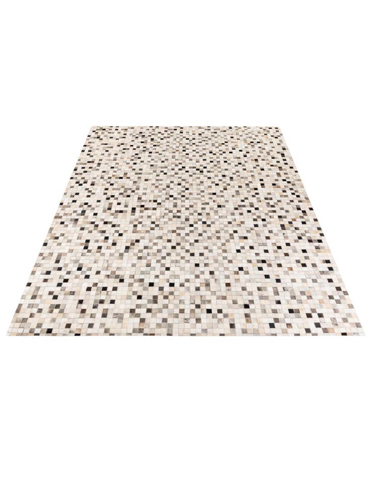 Detail image of  8' x 9' 9 Cowhide Stocks Rug