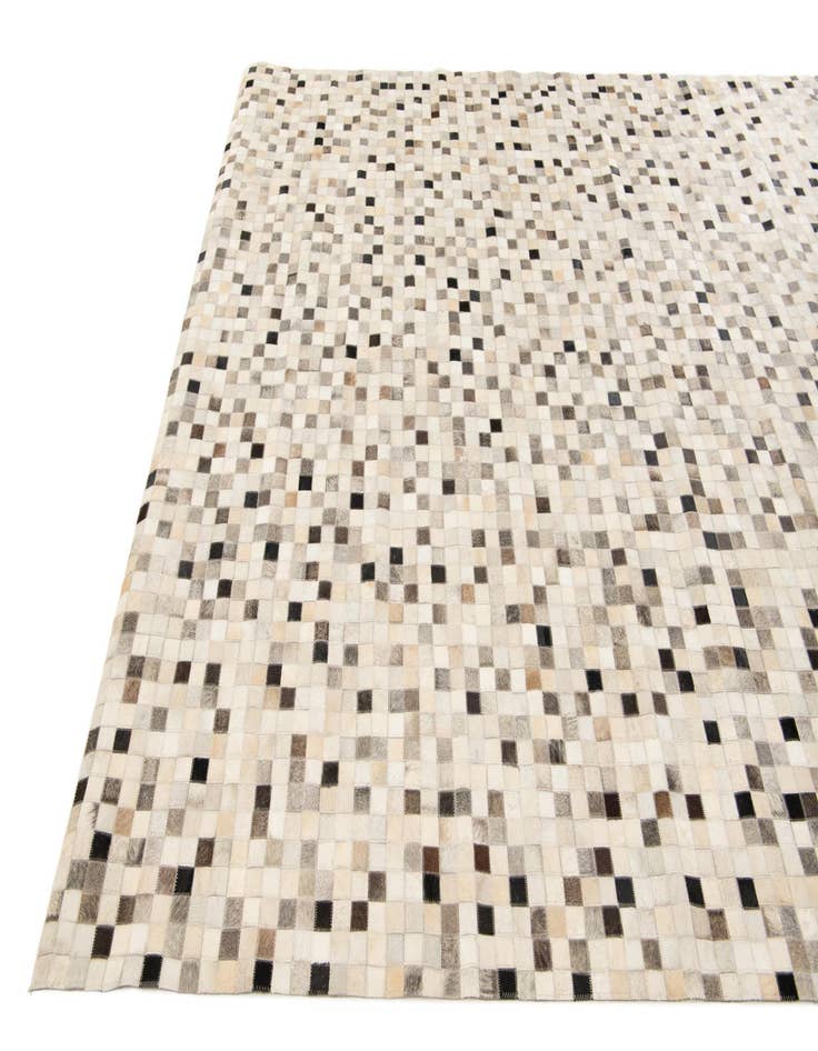 Detail image of  8' x 9' 9 Cowhide Stocks Rug