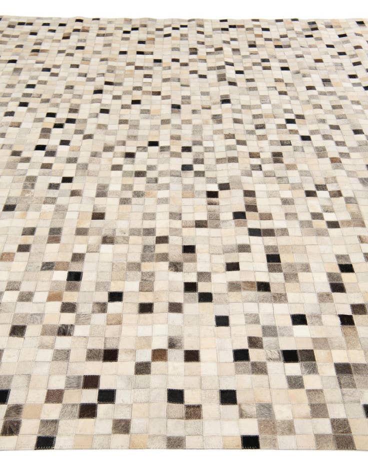 Detail image of  8' x 9' 9 Cowhide Stocks Rug