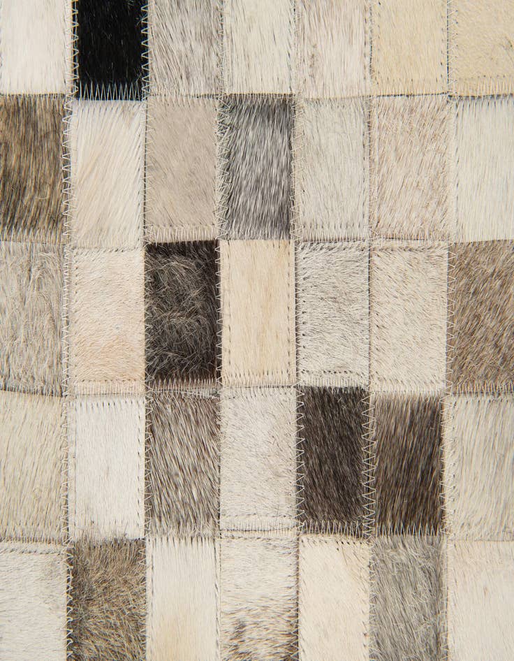 Detail image of  8' x 9' 9 Cowhide Stocks Rug