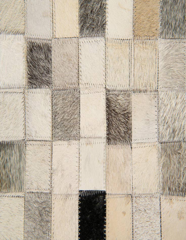 Detail image of  8' x 9' 11 Cowhide Stocks Rug