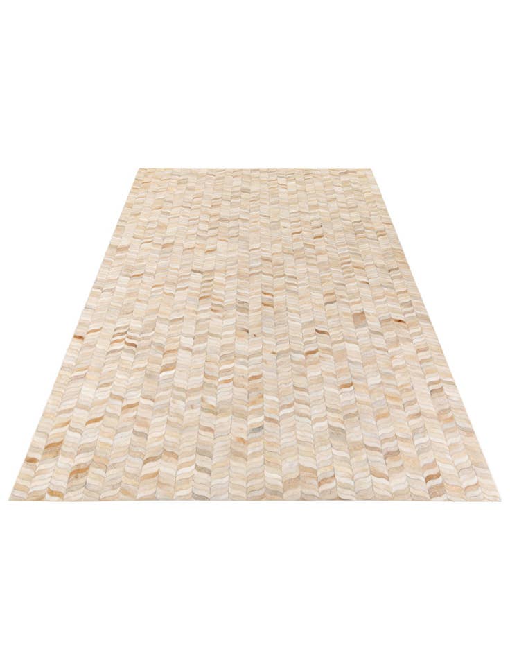 Detail image of  6' 8 x 9' 8 Cowhide Stocks Rug