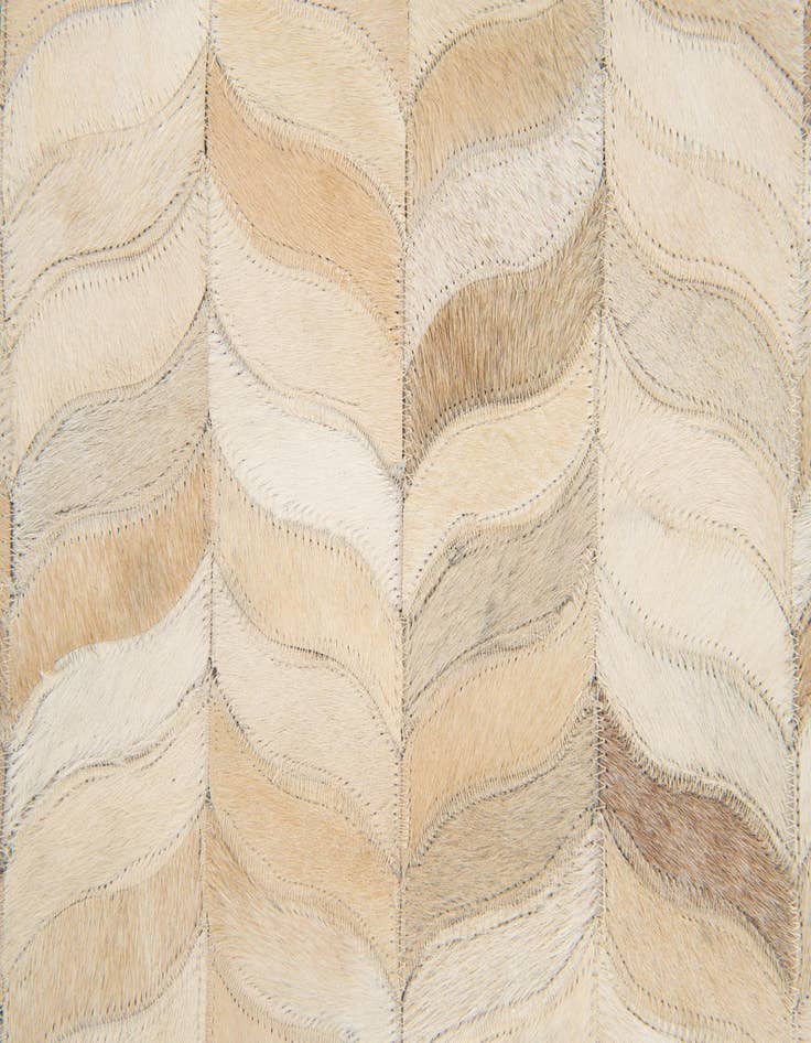 Detail image of  6' 8 x 9' 8 Cowhide Stocks Rug