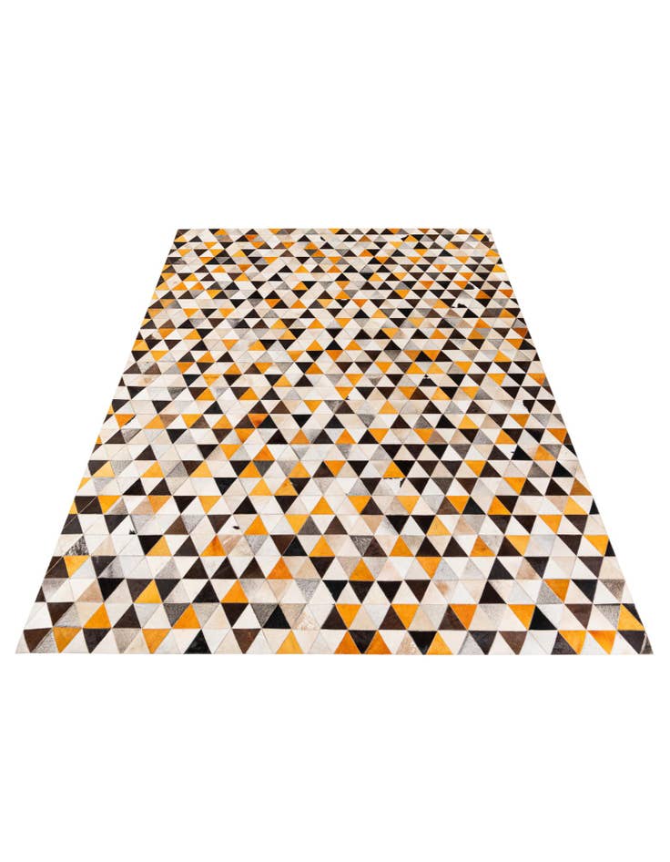 Detail image of  7' 11 x 10' 1 Cowhide Stocks Rug