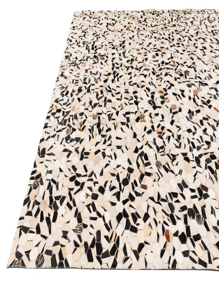 Detail image of  8' x 9' 9 Cowhide Stocks Rug