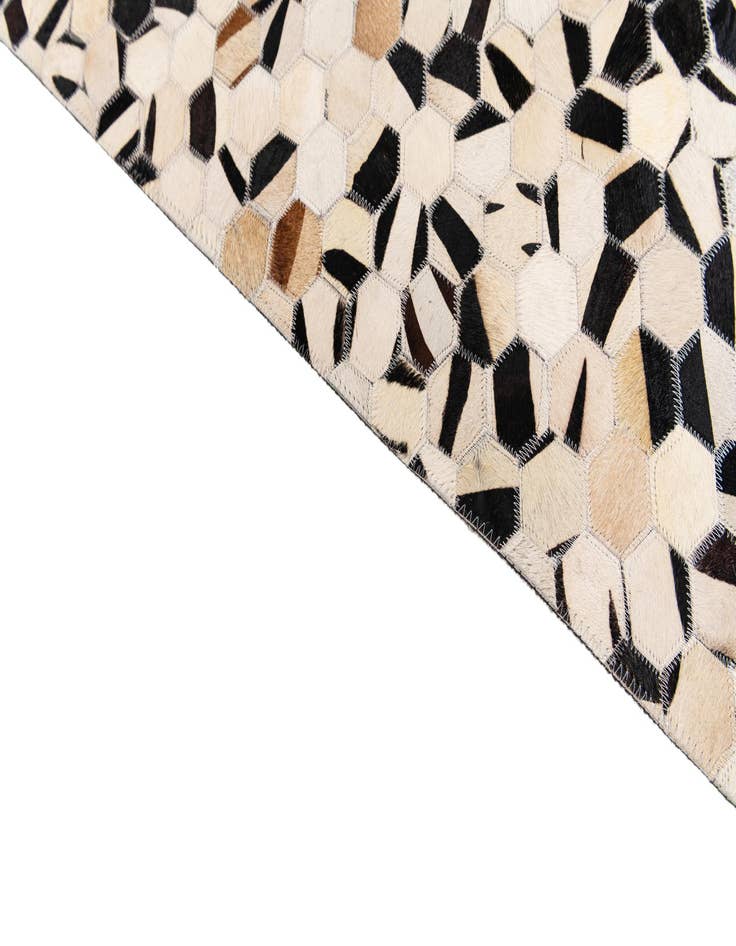 Detail image of  8' x 9' 9 Cowhide Stocks Rug
