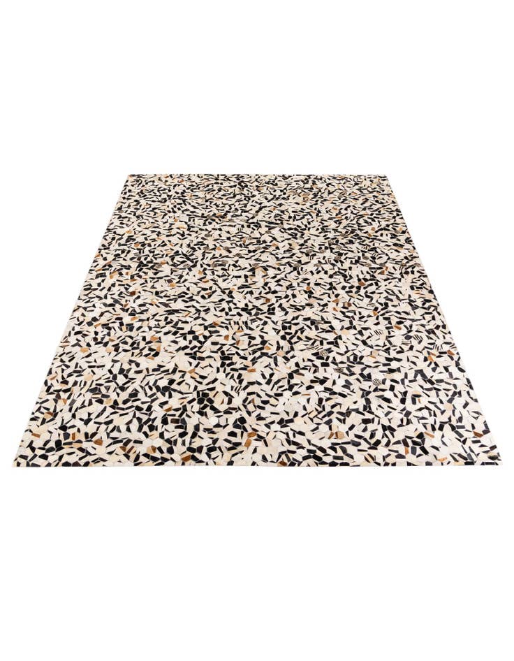 Detail image of  7' 11 x 9' 11 Cowhide Stocks Rug