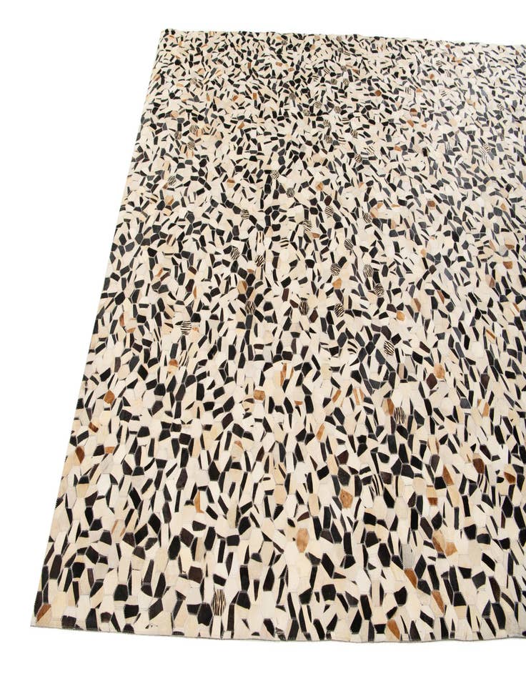 Detail image of  7' 11 x 9' 11 Cowhide Stocks Rug