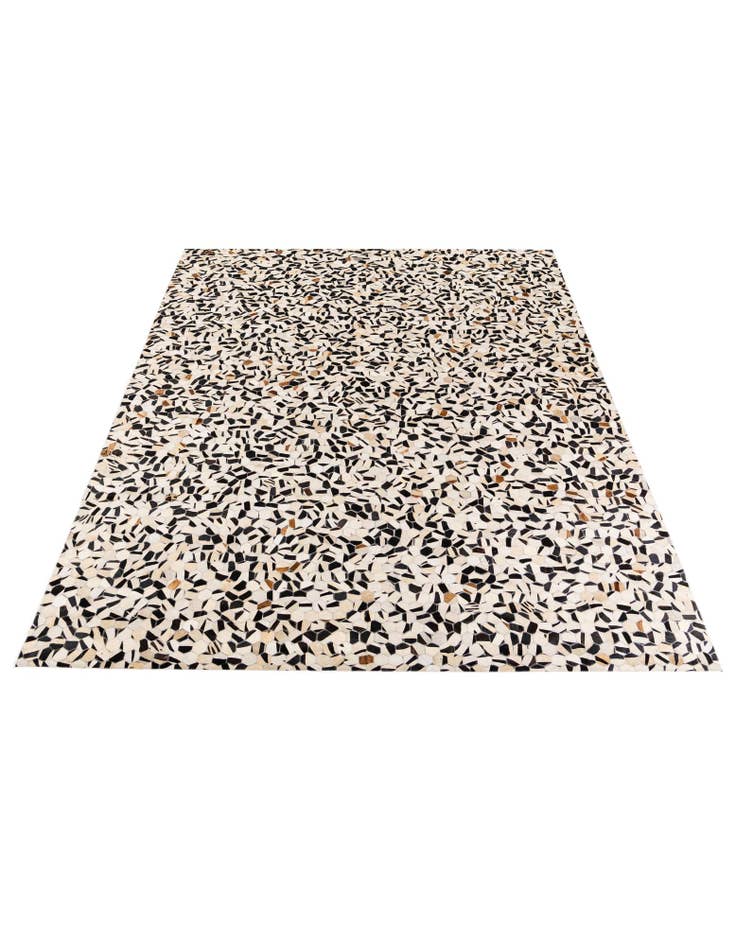 Detail image of  7' 11 x 9' 10 Cowhide Stocks Rug